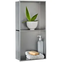 Dalsys Wandnische Edelstahl Moderne Duschnische 30x60x12cm Silber
