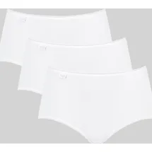SLOGGI Midislip »24/7 Cotton« 3er Pack, Spitze, blickdicht, weiche Baumwollmischung, elastisch sloggi weiß 38