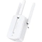Mercusys MW300RE WLAN-Verstärker-Repeater, 2.4GHz WLAN bis zu 300Mbps, 3 x Externe Antennen, LED-Lichtsignal, MIMO-Technologie, WPS-Taste, Wandmontage