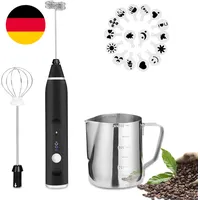 FITNATE USB Milk Coffee Frother, Elektrischer Milchaufschäumer Stab Mit 3 Stufen