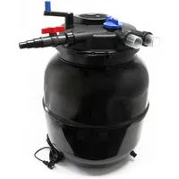 Wiltec SunSun CPF-50000 Druckteichfilter 13.000 L/h / 55 W UVC Klärer und Durchfluss