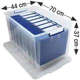 OTTO Office Aufbewahrungsbox 37,2 x 37 x 61 cm 3-tlg. transparent