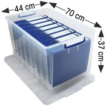 OTTO Office Aufbewahrungsbox 37,2 x 37 x 61 cm 3-tlg. transparent