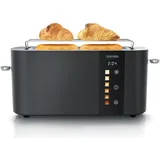 Arendo Langschlitz-Toaster schwarz