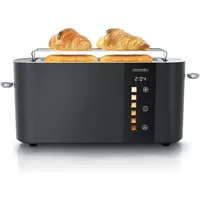 Arendo Langschlitz-Toaster schwarz