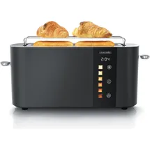 Arendo Langschlitz-Toaster schwarz
