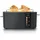 Arendo Langschlitz-Toaster schwarz