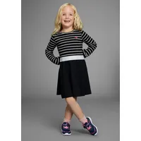 KangaROOS Jerseykleid in schwarz/pink | Gr.: 104/110