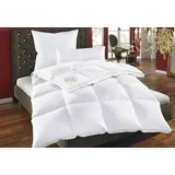 OBB Daunenbettdecke OBB "Emilias, Bettdecken für Sommer und Winter, Ganzjahresdecke", weiß, B:200cm L:220cm, Bezug: 100% Baumwolle. Füllung: 90% Daunen, 10% Federn, Bettdecken, Bettdecke 135x200 cm, 155x220 cm, weitere Größen, Made in Germany