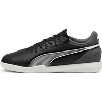 Puma King Match It Jr Hallenschuhe Kinder schwarz/grau 30