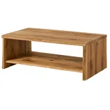 Massivmoebel24 Couchtisch Wildeiche natur geölt 120 x 45 x 45 cm