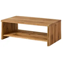 Massivmoebel24 Couchtisch Wildeiche natur geölt 120 x 45 x 45 cm