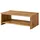 Massivmoebel24 Couchtisch Wildeiche natur geölt 120 x 45 x 45 cm