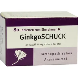 Schuck Gmbh Arzneimittelfabrik Ginkgoschuck Tabletten