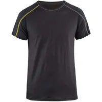 Blåkläder Blakläder Unterzieh T-Shirt XLIGHT 100% MERINO, Dunkelgrau/Gelb, XXXL