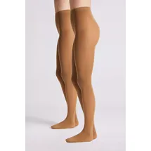 Ysabel Mora Feinstrumpfhose 2 Paare Beige M