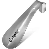 LuxusKollektion Schuhlöffel Mini Schuhlöffel Metall Edelstahl Shoe Horn 15cm Wandhalterung Silber silberfarben
