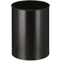 V-Part Runder Papierkorb 30 l Schwarz