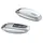 Audi Schlüsselblende Cover, mit Ringe Logo, nur für Schlüssel 8Y0959754 4N0959754 (florettsilber)