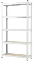 MAMMUT Schwerlastregal Grizzly Weiß 5 Fächer 1.800 x 900 x 600 mm