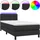 vidaXL Boxspringbett 200 x 200 cm Schwarz