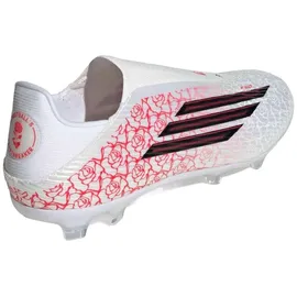 adidas F50 League Laceless FG/MG Cloud White / Core Black / Lucid Red 46