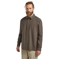 Jack Wolfskin Tarango Langarmhemd - Cold Coffee - 2XL