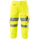 Mascot Dreiviertel-Hose mit Knietaschen, Kl. 2 Dreiviertel-Hose Größe C52, hi-vis gelb