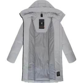 Ragwear Mantel Jumana grau / schwarz XL