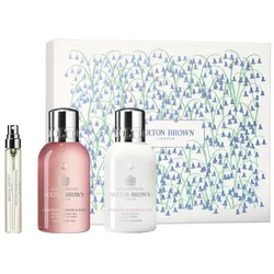 Molton Brown Delicious Rhubarb & Rose Fragrance Layering Set