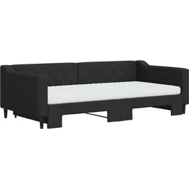 vidaXL Tagesbett 100 x 200 cm Schwarz
