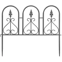 Dehner Beetzaun Lilie 57 x 48 x 1 cm  dunkelgrau