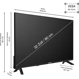 Telefunken D32F751X7CW 32" Full HD TV