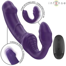 Intense Intense, - Jill Doppelvibrator 20 cm Lila Fernbedienung