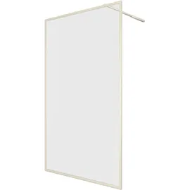 Aurlane Walk In mit Tür 120 x 200 cm gold Klarglas