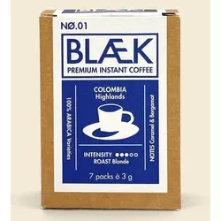 Blaek Instant Kaffee No.1 Blonde Roast (7x3 g) - STK - Blonde Roast