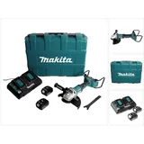 Makita DGA 900 PGKX2 inkl. 2 x 6,0 Ah + Doppelladegerät + Koffer