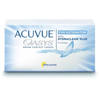 Acuvue Oasys for Astigmatism 6 St. / 8.60 BC / 14.50 DIA /-9.00 DPT / -2.75 CYL / 10° AX