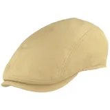 Breiter Schiebermütze Sommer Flatcap mit UV-Schutz 50 grün S