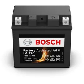 Bosch Motorradbatterie BOSCH 0 986 FA1 170 AGM 12V 6Ah 90A FA117
