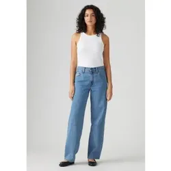 Levi's für Damen. A3494-0072 Baggy Jeans Papa blau (28/32), Lässig, Baumwolle, Denim