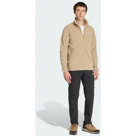 adidas Multi Essentials Fleece Mit Durchgehendem Reißverschluss - Blanch Cargo - L