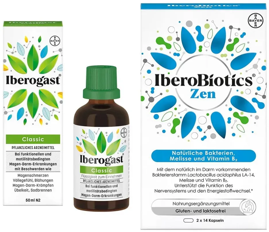 Iberogast Classic 50 ml + Iberobiotics Zen Kapseln 2x14 Stück