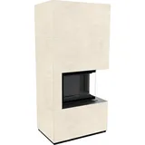 Kaminbausatz FLOKI BOX rechts 8 kW Ø 160 Quarzsinter FOKOS TALCO schwarz