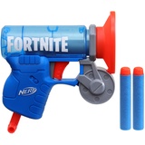 Nerf Fortnite MicroShots Micro Grappler Mini Dart-Fire Blaster Fortnite Grappler Equipment Design inkl. 2 Offiziellen Nerf Elite Darts