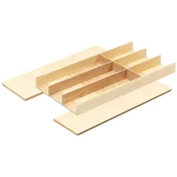 Kesseböhmer Besteckeinsatz FineLine, Schublade 40-45cm, Besteckkasten Eiche hell