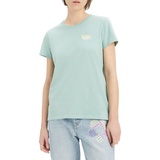 Levis Levi's Damen »THE PERFECT Tee T-Shirt, mini bw hits granite, Green, L (40),