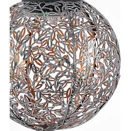 LINDBY Solarleuchte Aluminium 54,0 cm 3er Set grau/silber