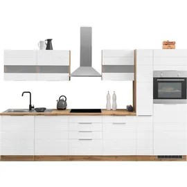 kochstation Küchenzeile KS-Luhe 330 cm weiß
