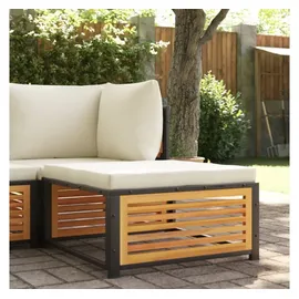 vidaXL Gartenhocker mit Kissen 68x68x30 cm Massivholz Akazie